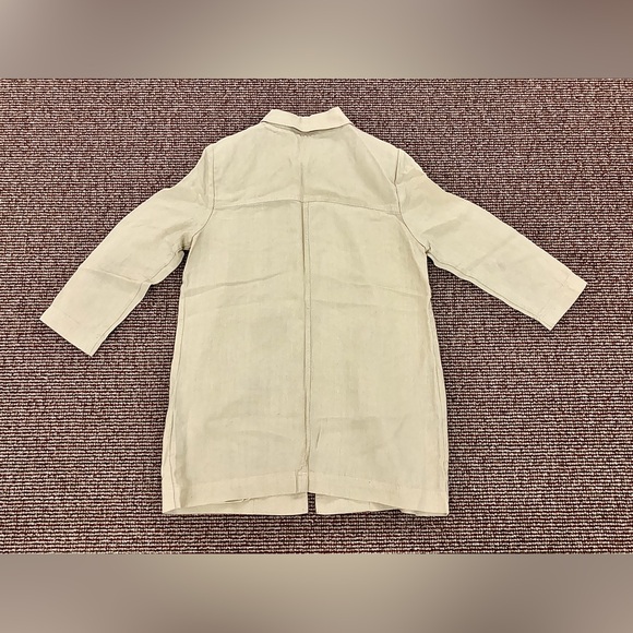 Women’s 10 Linen Blend Open Front Dana Buchman Linen Blend Coat - Picture 8 of 8
